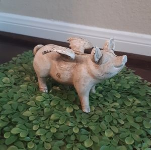 Flying Pig Iron Door Stop